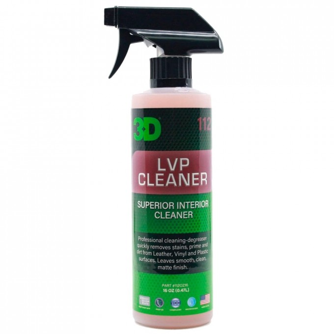 Очиститель кожи винила и пластика 3D LVP Cleaner 112OZ16 020508